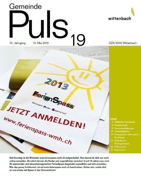 Gemeindepuls 13/19