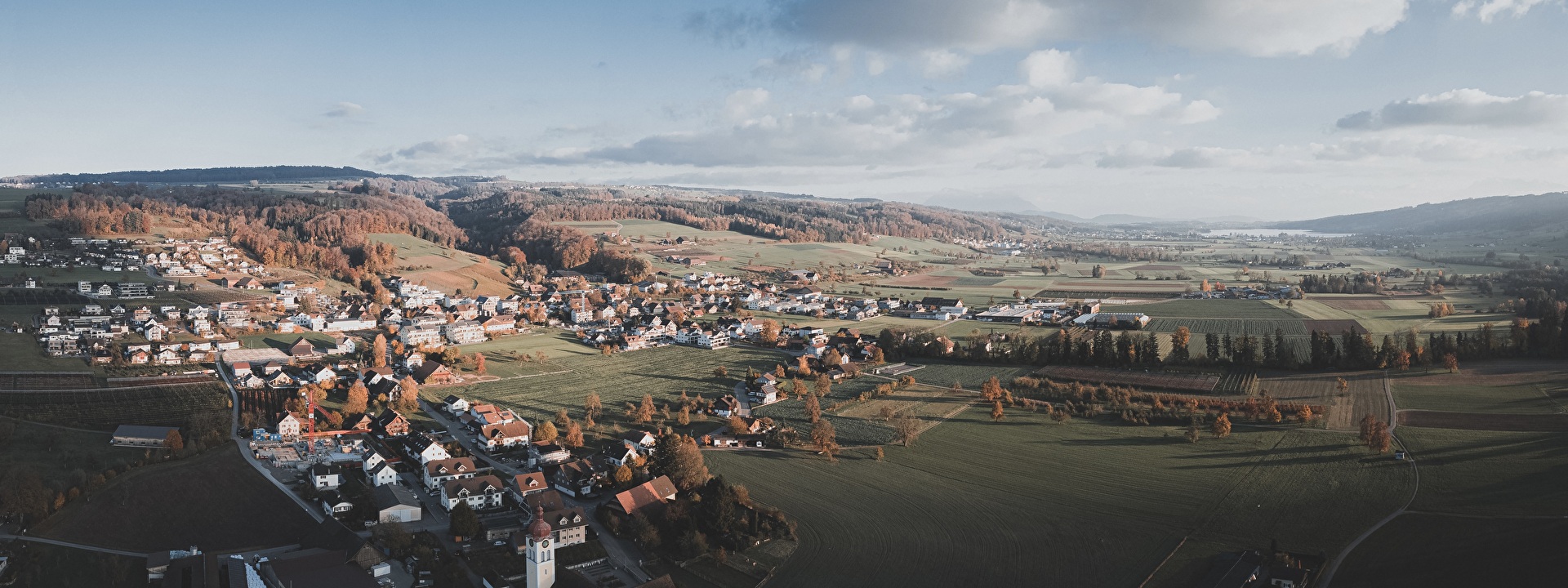 Blick auf Aesch LU