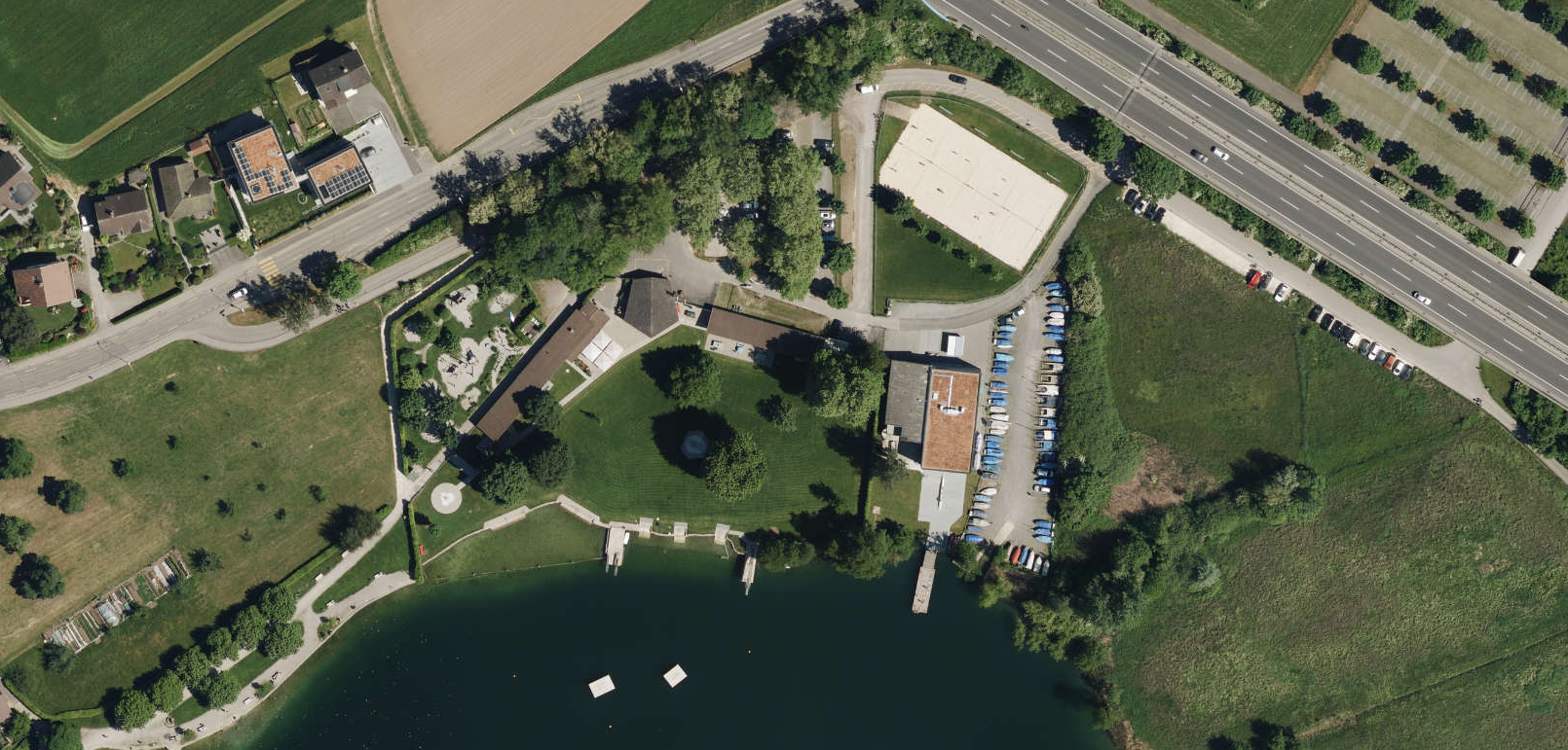 Strandbad Luftbild