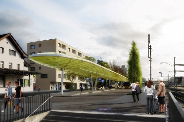 Stimmberechtigte entscheiden an der Urne über den neuen Bushof und die Velostation