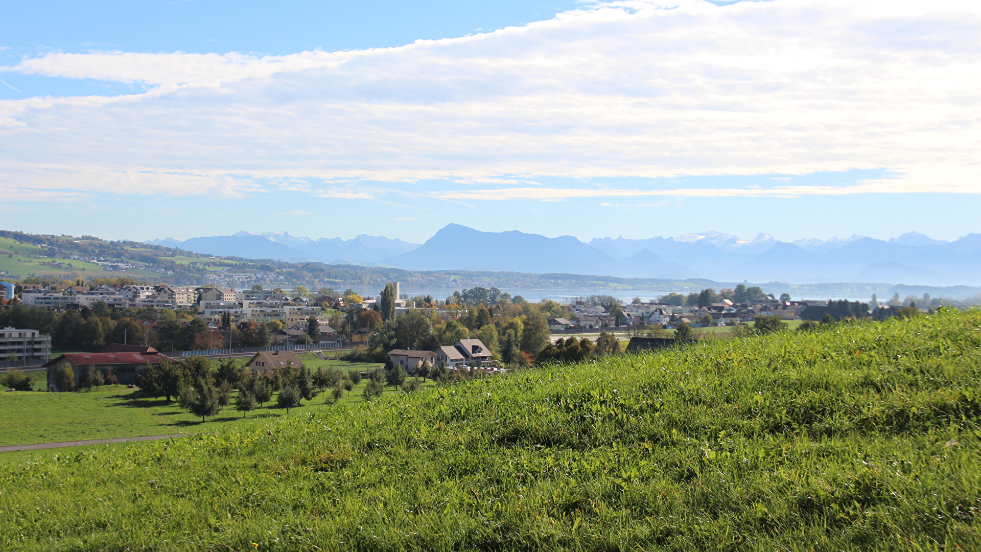 Aussicht Berg Herbst