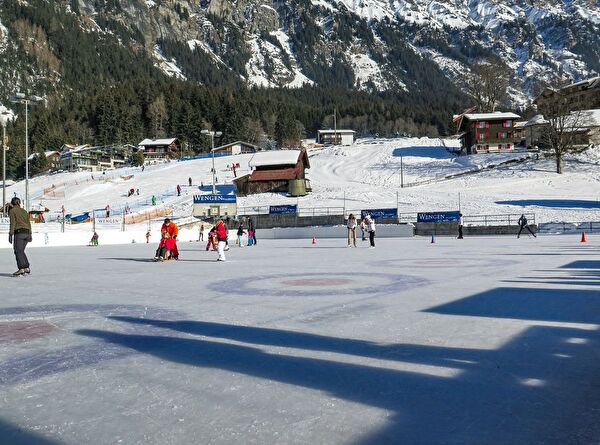 Eislaufen in Wengen