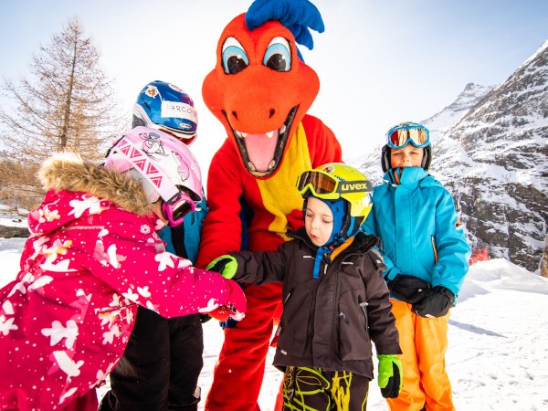 Der Drachen als Leitfigur im Kinderpark