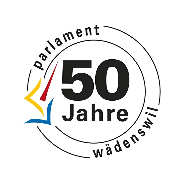 Logo Jubiläum Parlament Wädenswil