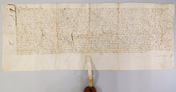 Historische Urkunde aus dem Jahr 1578