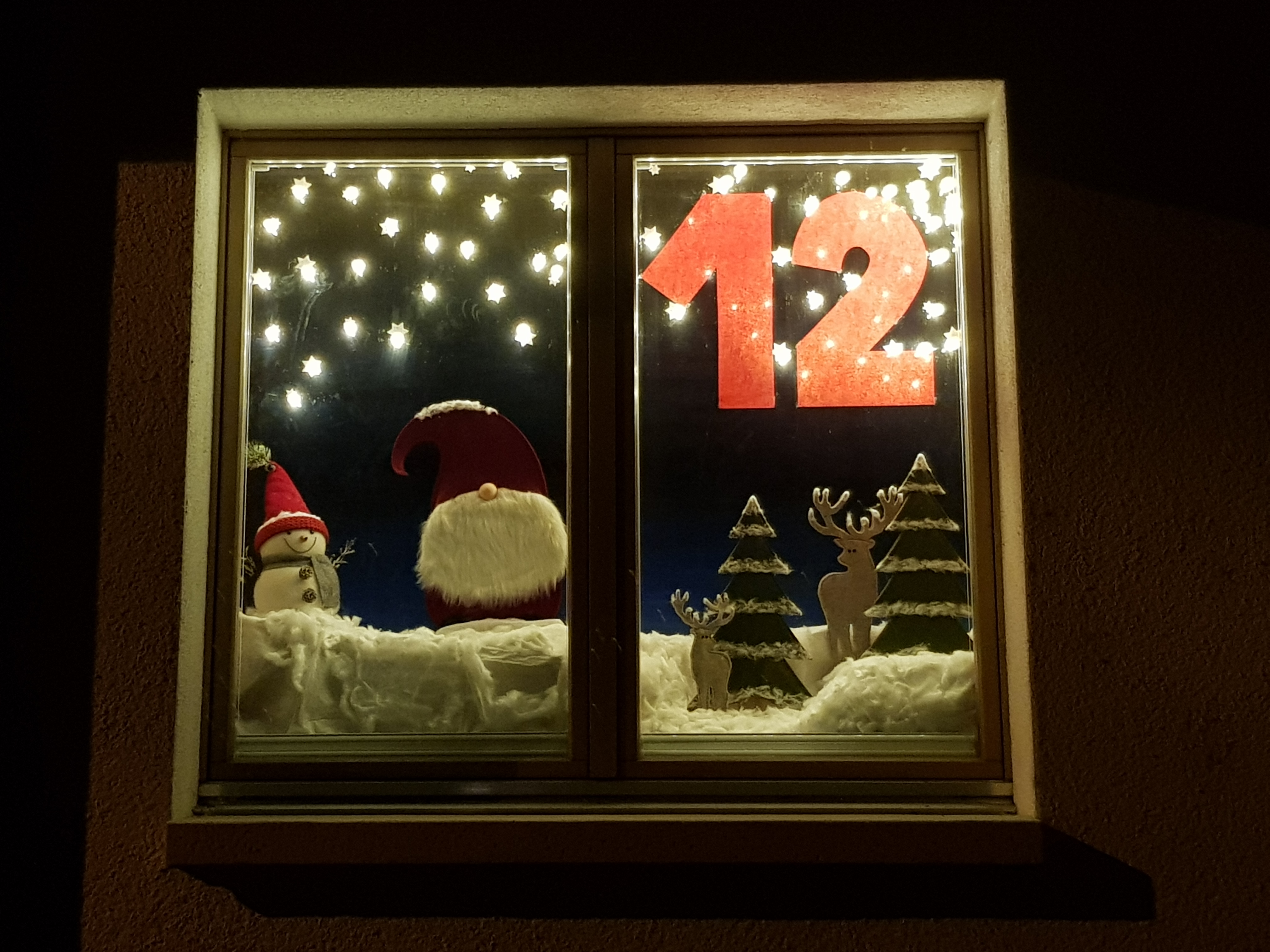 Adventsfenster Aeschquartier Nummer 12