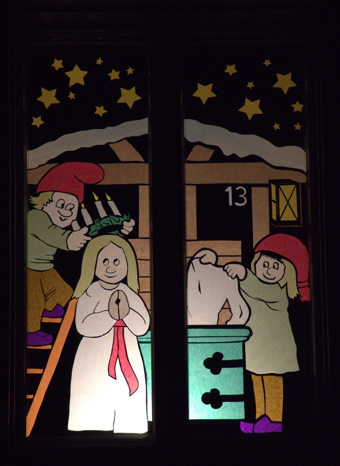 Adventsfenster Aeschquartier Nummer 13