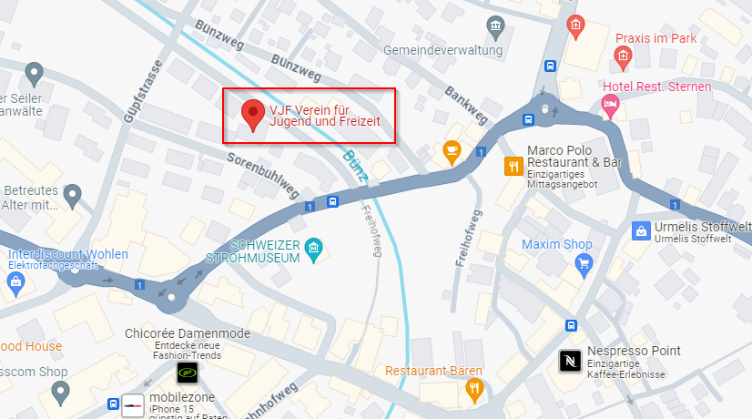 Lageplan Kompetenzzentrum Jugend