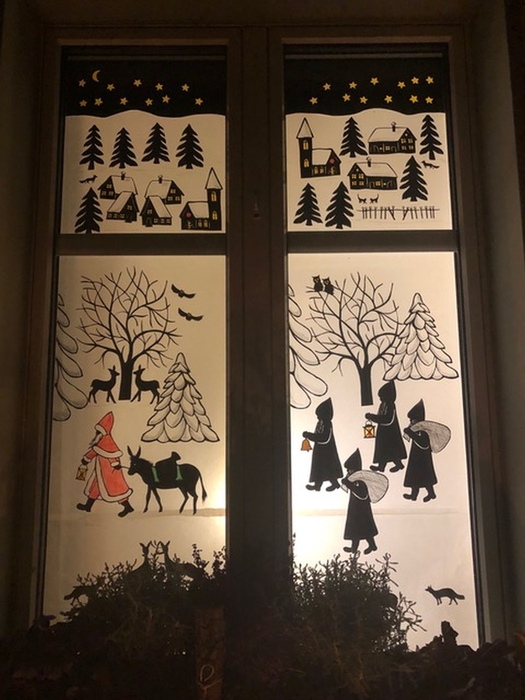 Adventsfenster Aeschquartier Nummer 6