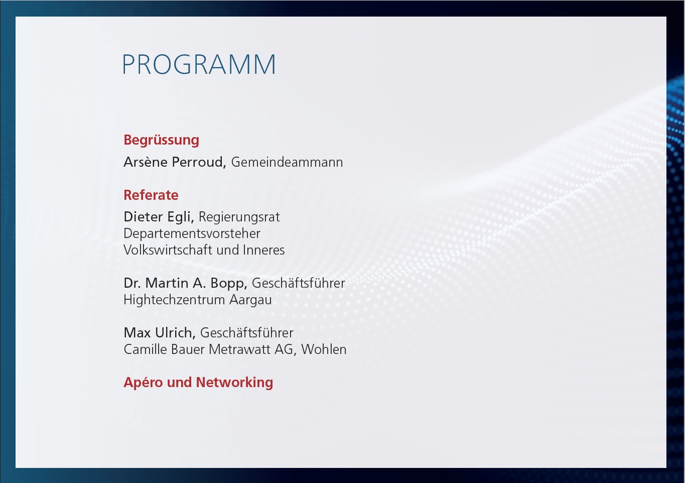 Programm