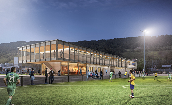 Visualisierung Projekt Sportanlage Tägeren