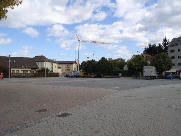 Der Dorfplatz in Au.