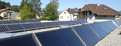 Photovoltaik- und Solaranlage Turnhalle Wees