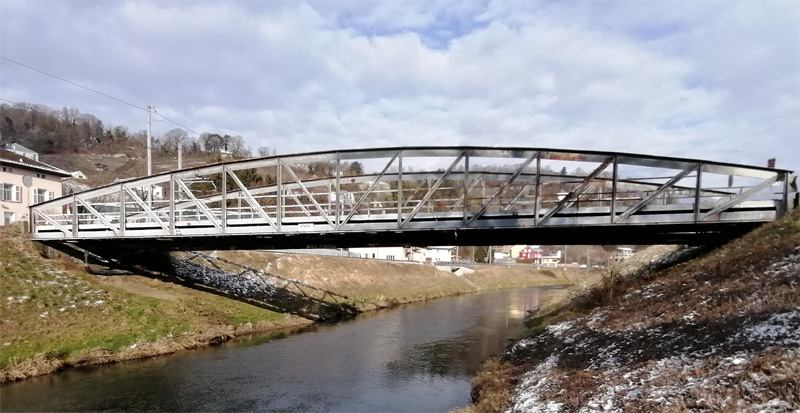 Binnenkanalbrücke Bahnhof Au