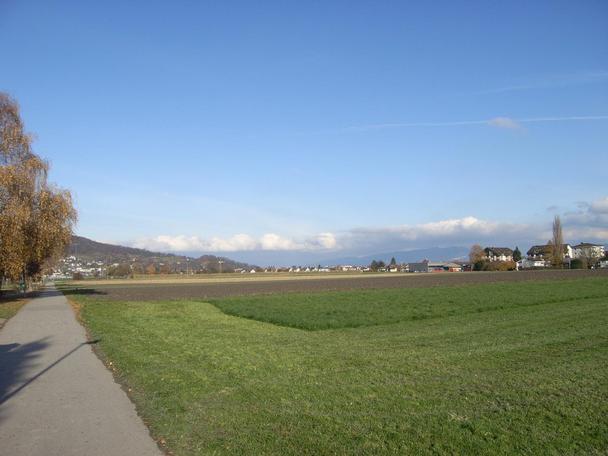 Der Blick von Heerbrugg Richtung Norden