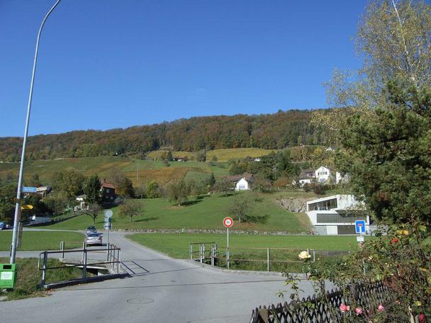 Der Blick von Wees, Au, Richtung Meldegg