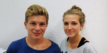 Fabian Scheier und Katharina Zeba
