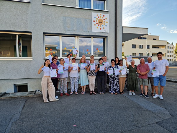 Am Sommerfest wurden die Kursteilnehmenden gefeiert.