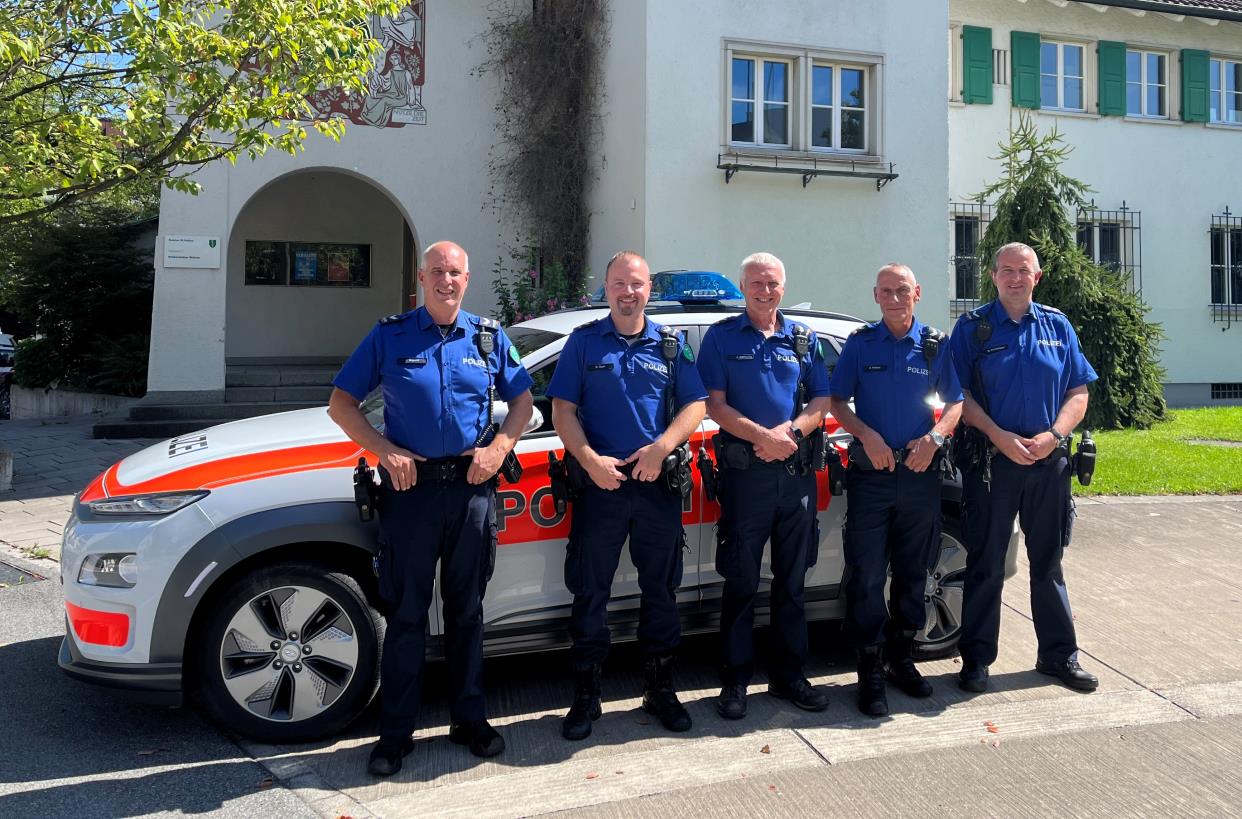 Team der Gemeindepolizei Mittelrheintal