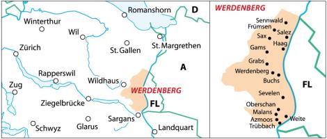Karte Region Werdenberg