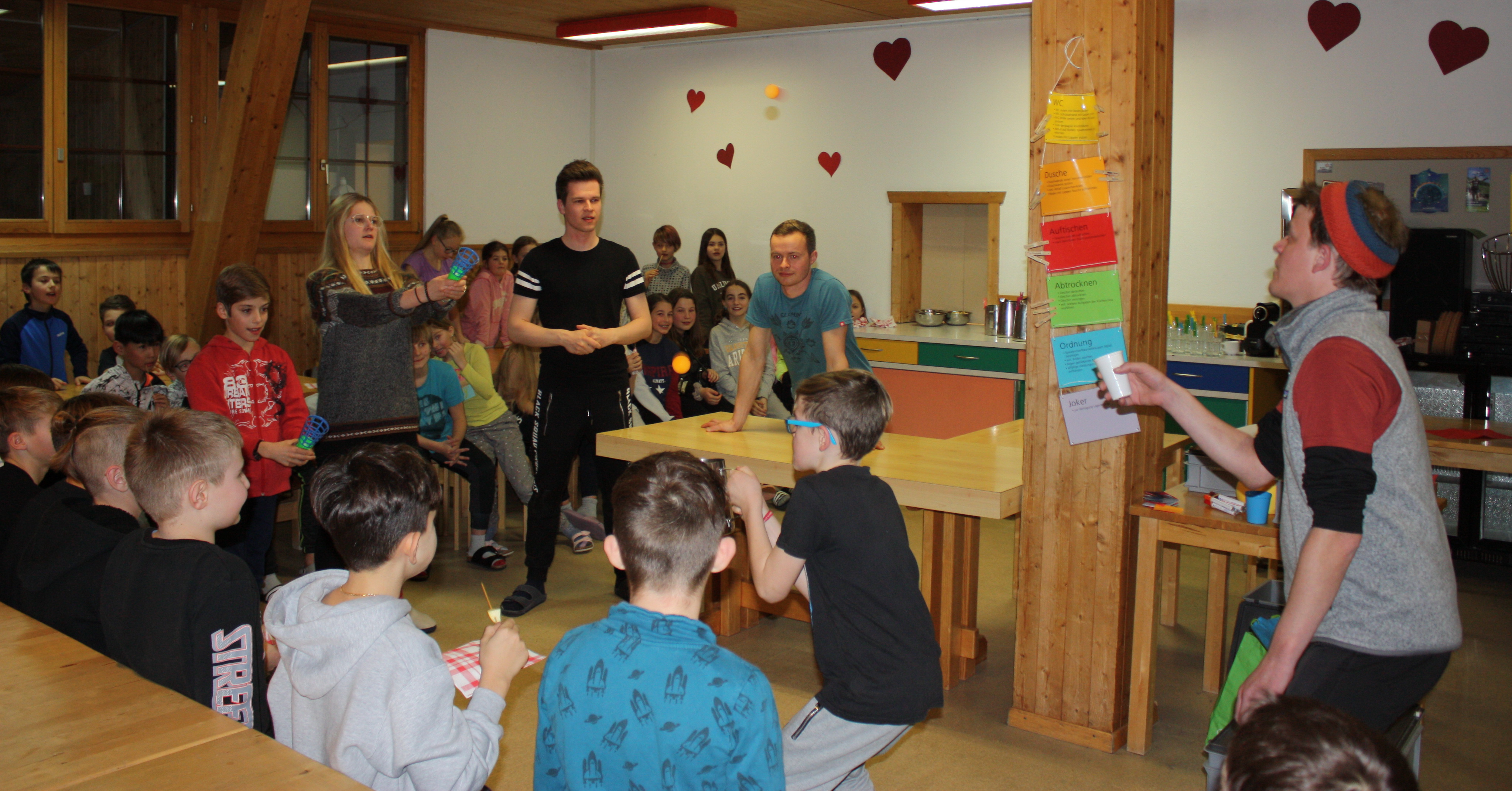 Spiele im Skilager