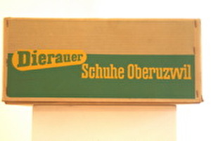 Altes Firmenschild Dierauer Schuhe