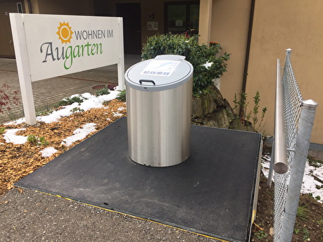Unterflurbehälter an der Austrasse