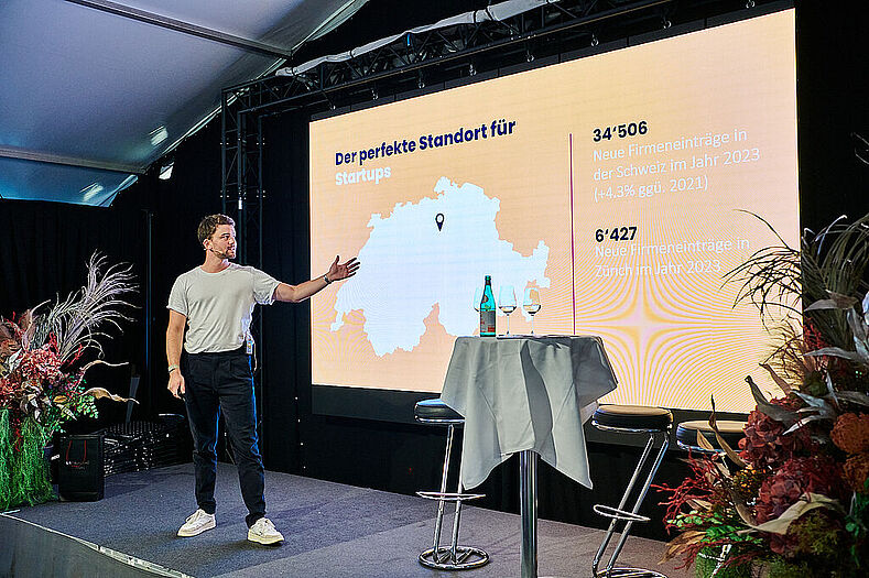 Manuel Wanner zeigt die Vorzüge des Standorts Zürich für Startups auf. 