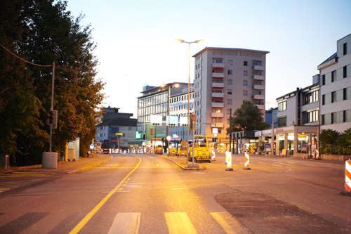 Die Badenerstrasse wird umgeleitet.