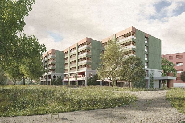 Visualisierung des geplanten Alterszentrum am Stadtpark