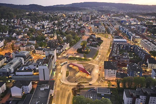 Luftaufnahme Stadt Schlieren