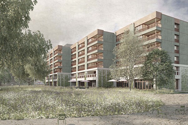 Visualisierung des geplanten Alterszentrum am Stadtpark