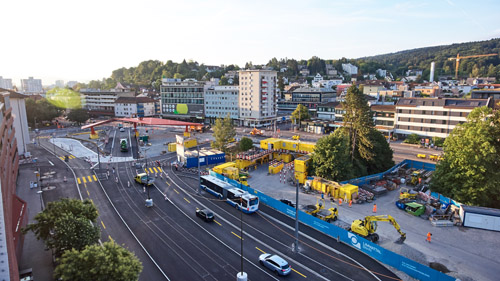 Nach wie vor begrünen viele Bäume das Zentrum von Schlieren.