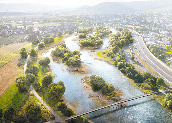 Visualisierung der lebendigen Limmat (Quelle Nightnurse Images AG)