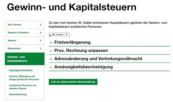 Gewinn- und Kapitalsteuer