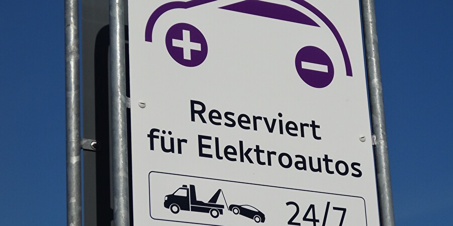 Parkplatz Elektroauto