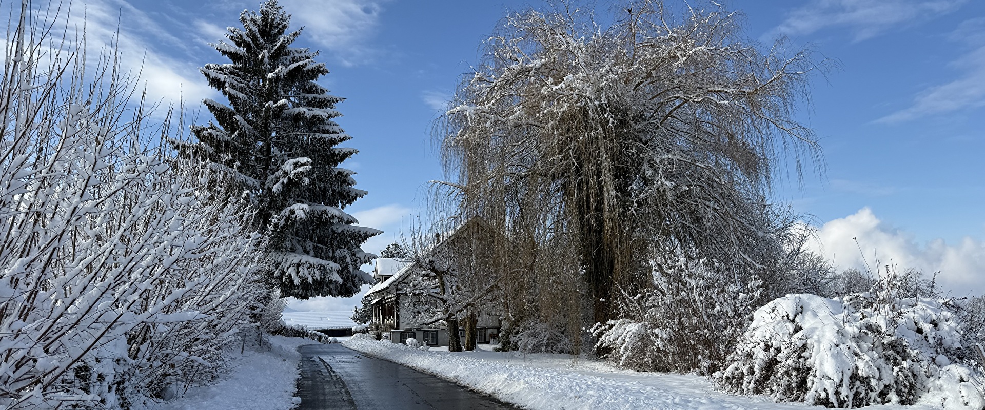 Pilgerhaus im Winter