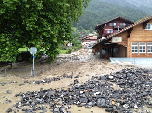 Hochwasser Milibach vom 24. Juli 2014