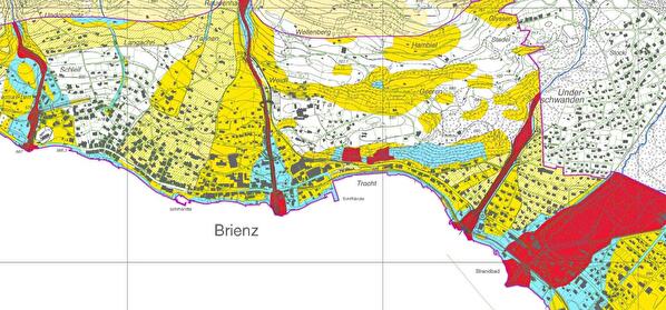 Gefahrenkarte Brienz