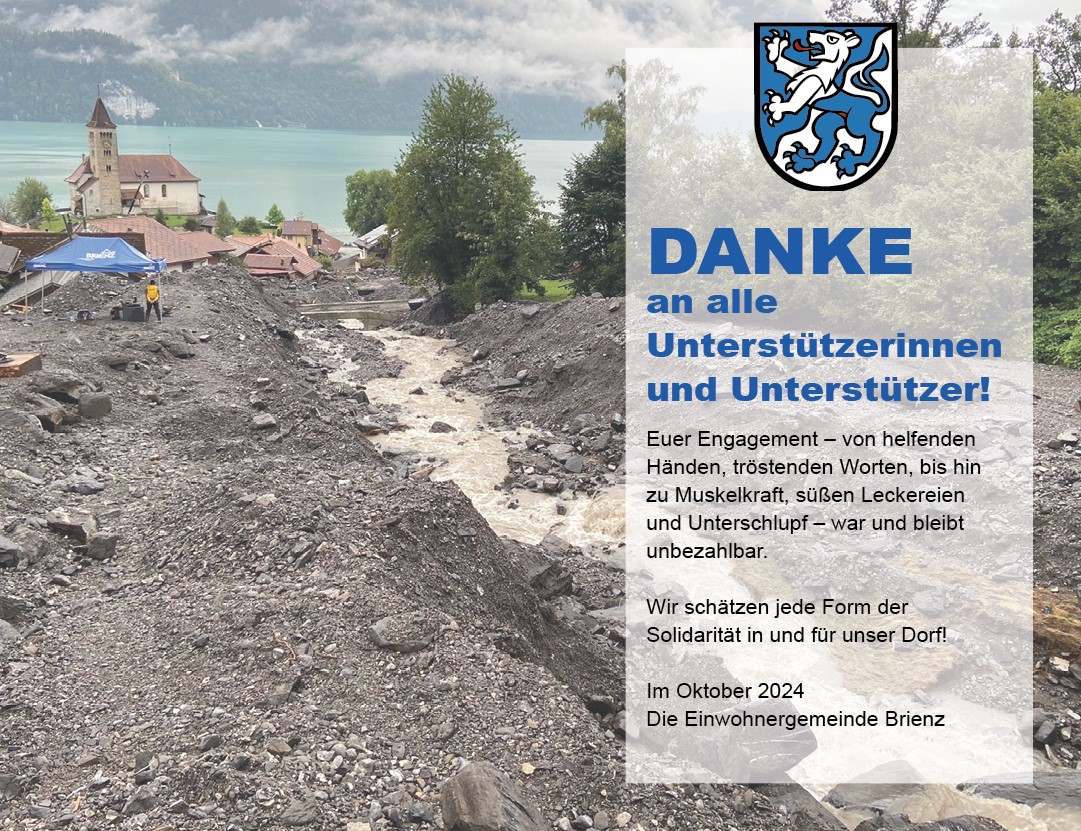 Danke an alle Unterstützerinnen und Unterstützer