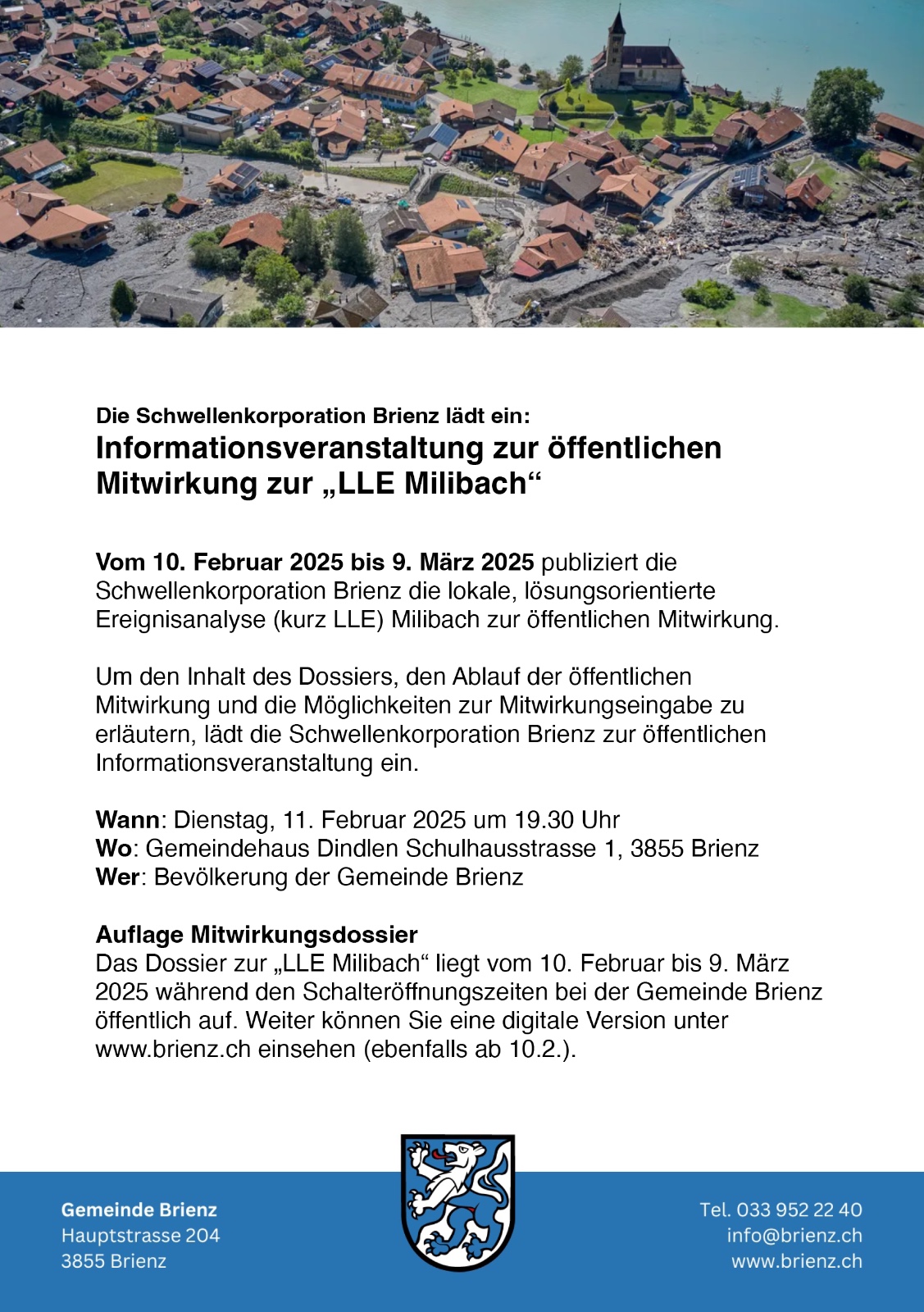 Flyer Mitwirkung