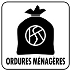 illustration d'un sac d'ordures ménagères