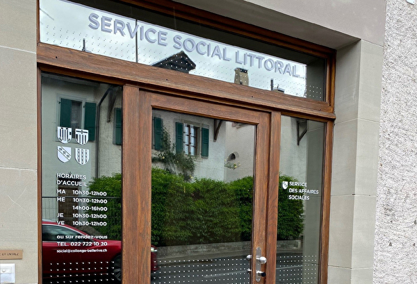 Vitrine du service