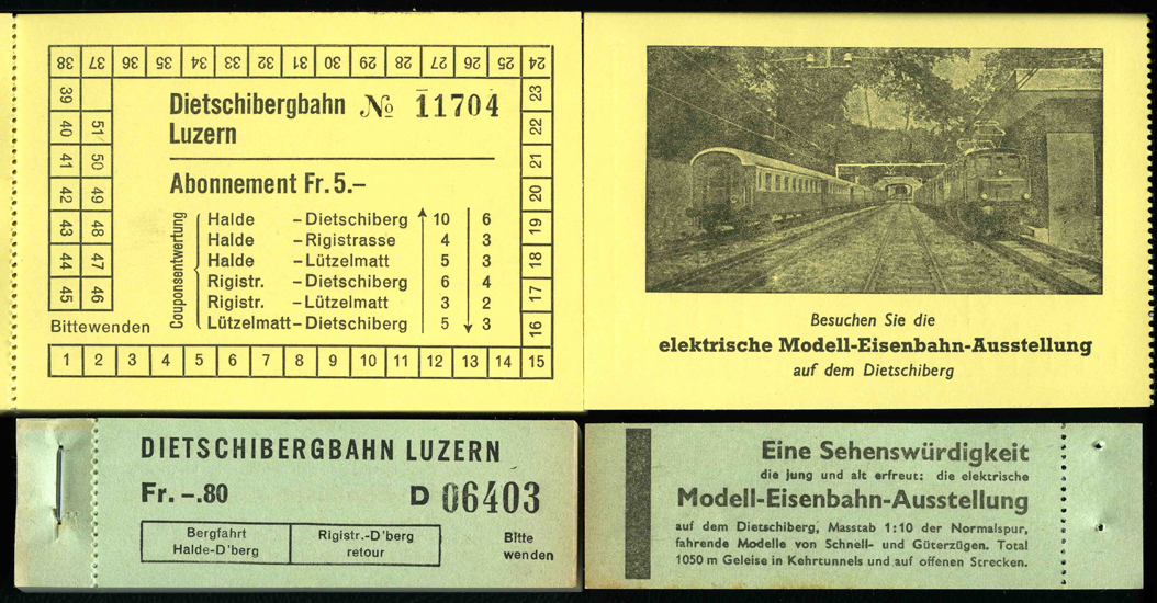 Eine Einzelfahrt auf die «Kleine Rigi» kostete damals zwischen 80 Rappen und einem Franken.