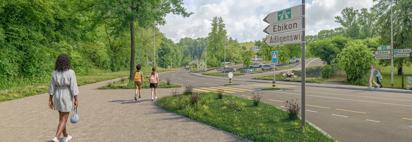 Die Stadt Luzern plant beim Knoten Utenberg diverse Optimierungen bei der Infrastruktur