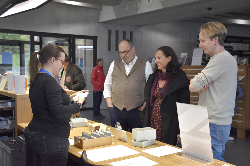 Für die Führungen konnten für einen Teil der Plätze Tickets reserviert werden.