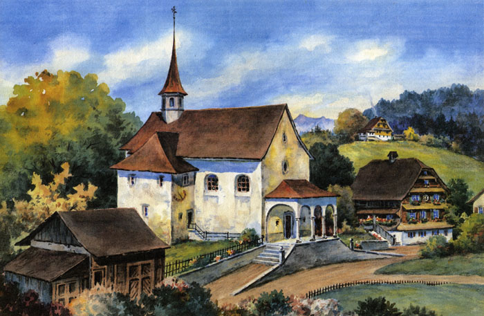 Die Kapelle musste 1904 dem Bau der neuen Hauptstrasse weichen. Bereits zwei Jahre zuvor war in unmittelbarer Nachbarschaft die weit grössere Philipp Neri Kirche eingeweiht worden.