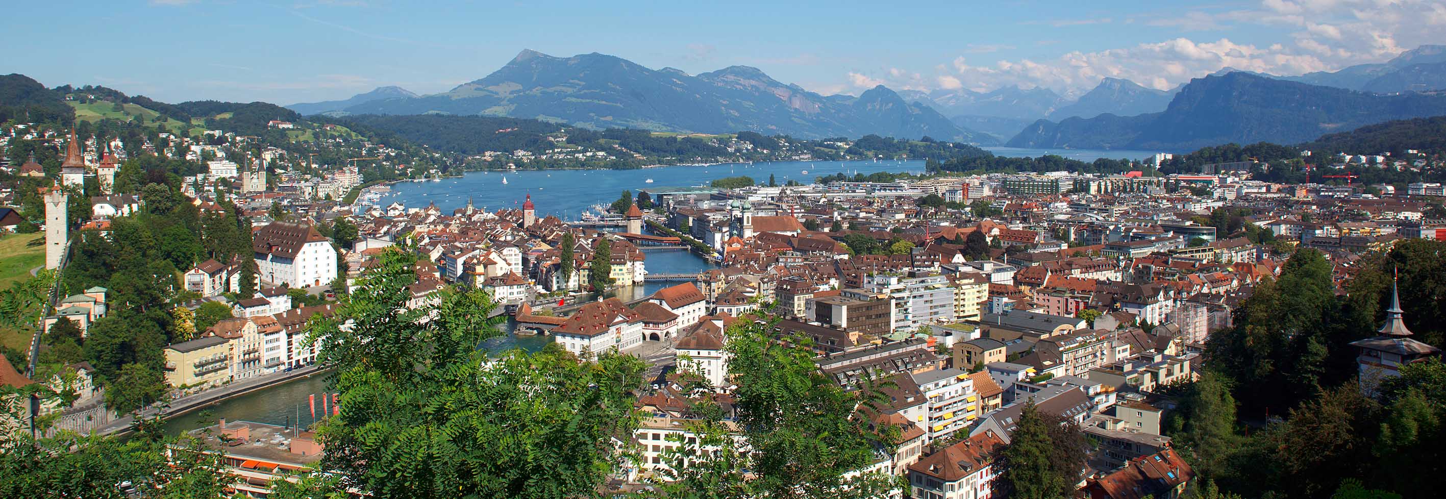 Vogelperspektive Stadt Luzern