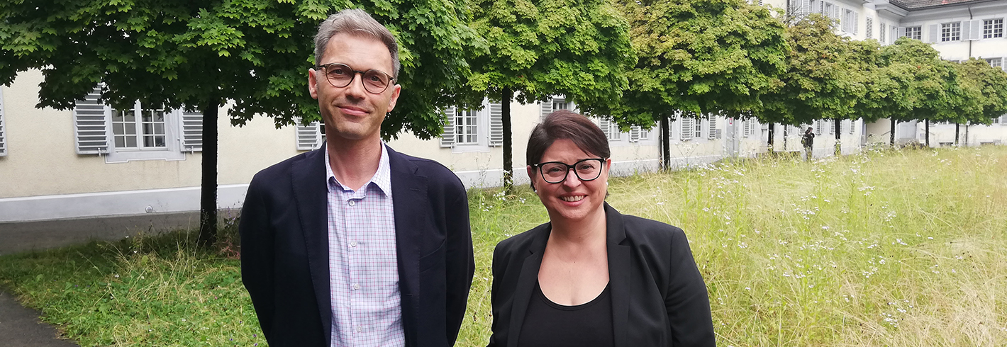 Pascal Hunkeler und Astrid Rädel
