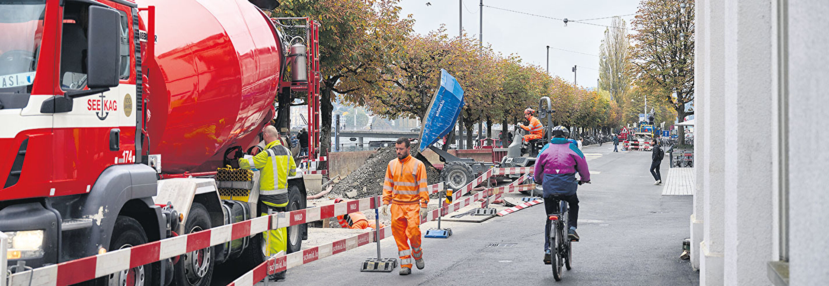 «Trotz Grossbaustelle geht das Leben weiter»